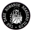 Broche Pin Dark Romance Readers Club Skeleton Round Black