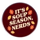 Broche Pin Funny Soup Season Round Autumn Alloy Broche Pin Funny Soup Season Round Autumn Alloy