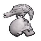 Broche Pin Gothic Raven Skull Design Alloy 4,1 x 4,6 cm 19 g