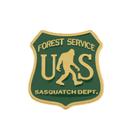 Broche Pin Sasquatch Forest Service Shield B Alloy 3,3 x 3,5 cm