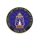 Broche Pins Christian Scripture Salmo 119:105 Emblema redondo