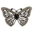 Broche Strass Borboleta Black BRG0057