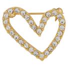 Broche Strass Coração BRG9655
