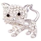 Broche Strass Gatinho BRG0016