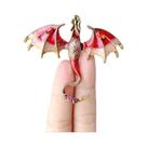 Broche Unissex De Dragão Com Strass, Joia De Moda Para Homens E Mulheres, Acessório Para Roupas De