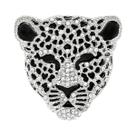 Broche Unissex Feminino De Leopardo Com Strass, Pin De Esmalte Criativo, Acessório De Joia Para Broche Unissex Feminino De Leopardo Com Strass, Pin De Esmalte Criativo, Acessório De Joia Para