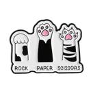 Broches De Metal Esmaltados Em Formato De Pata De Gato Fofa, Crachá De Lapela Para Roupas, Joia De Broches De Metal Esmaltados Em Formato De Pata De Gato Fofa, Crachá De Lapela Para Roupas, Joia De