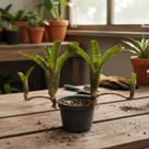 Bromélia Neoregelia Ampullacea - Planta Adultas com Mudas