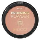 Bronzer em pó avon bronzing powder cor: médio glow 13,5g
