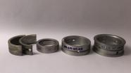 Bronzina mancal int 0,50 ext 0,75 fusca/brasilia/kombi ar