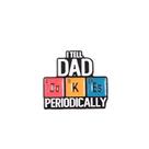 Brooch Pin Creative Periodic Table Colorful Alloy Lapel P