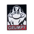 Brooch Pin Grumpy Character, estilo retrô, estilo cartoon, liga