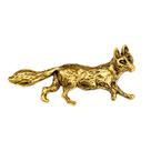 Brooch Pin Vintage Fox para homens em liga leve com acabamento dourado Brooch Pin Vintage Fox para homens em liga leve com acabamento dourado