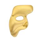 Brooch Pin Vintage Gold Mask Design Alloy 2,9 x 4,9 cm Brooch Pin Vintage Gold Mask Design Alloy 2,9 x 4,9 cm