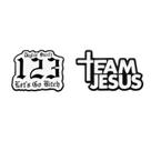 Brooch Pins Set Creative Letter Funny Quote & Cross Team