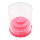 Broqueiro organizador de brocas rosa choque lixa elétrica