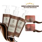 Brown Control kit com 3 unidades escurecedor gradual de fios brancos do cabelo e da barba fios castanhos