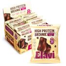 Brownies de proteína ELAVI com alto teor de proteína, 10 g, veganos não lácteos, pacote com 8