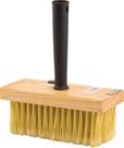 Broxa retangular 19,0x7,6cm base madeira - Vonder