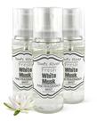 Bruma para corpo e cabelo Tom's River White Musk 60 ml, pacote com 3