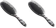 Brush Wet Brush Original Detangler Zebra Safari, pacote com 2