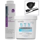 Btx Capilar Orgânico 1kg + Progressiva Caviar 1L + Brindes