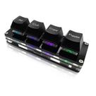 BTXETUEL Mini Teclado Mecânico Macro Pad RGB de 4 Teclas BTXETUEL Mini Teclado Mecânico Macro Pad RGB de 4 Teclas