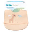 Buba Babador em Silicone com Pega-Migalhas Cloudy Bege +3M