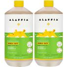 Bubble Bath Alaffia, pacote com 2, 1900 ml de camomila de coco