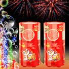 Bubble Machine Ivtivfu Fireworks com luzes para crianças e festas