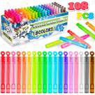 Bubble Wand Bakatatoyz, pacote 108, 18 cores para festas infantis Bubble Wand Bakatatoyz, pacote 108, 18 cores para festas infantis