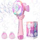 Bubble Wand Britik Windmill Light Up, recarregável automaticamente