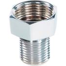 Bucha Aumento Torneira Metais Rei Latao Cromado 1/2X3/4 10096 - Kit C/6 Bucha Aumento Torneira Metais Rei Latao Cromado 1/2X3/4 10096 - Kit C/6