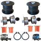 Bucha bipartida+coxim bipartido+trava+coxim trasei vw worker