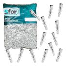 Bucha Com Aba Sfor Sfu 6x35mm Pacote 1000 Peças Tijolo Bloco