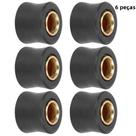 Bucha De Borracha Universal Preta 10mmx20mm Para Amortecedor Traseiro De Moto (6 Unidades) Bucha De Borracha Universal Preta 10mmx20mm Para Amortecedor Traseiro De Moto (6 Unidades)
