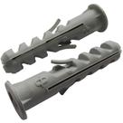 Bucha de Fixação 8 mm de Nylon com Anel 10 Peças - BUC404 - FOXMIX