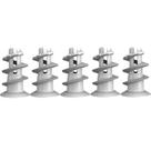 Bucha de Fixação Nylon para Dry Wall com Parafuso 5 Unidades - 1574/601574 - FISCHER