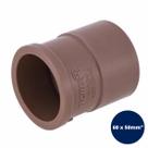 Bucha de Redução Longa PVC Marrom Soldável 2x1.1/2" 60x50mm Tigre