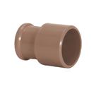 Bucha De Redução Soldável Longa 75X50mm Pvc Marrom Amanco