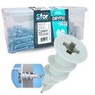 Bucha Dryfix Parafuso Kit 200 Peças Gesso C/ Caixa Sfor