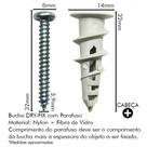Bucha Drywall Sforp Dryfix C/Par C/100 Bucha Drywall Sforp Dryfix C/Par C/100