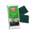 Bucha Fibra Verde De Limpeza Geral Com 2 Bucha Fibra Verde De Limpeza Geral Com 2