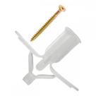 Bucha Fixacao Para Gesso Sforplast Fly Com Parafuso No.03 Pacote Com 25 Pecas (13 A 23Mm) Bucha Fixacao Para Gesso Sforplast Fly Com Parafuso No.03 Pacote Com 25 Pecas (13 A 23Mm)