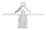 Bucha gesso drywall com aba anel n2 - 10 unidades - 16mm