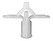 Bucha gesso drywall com aba anel n4 - 10 unidades - 24-32mm