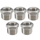Bucha hexagonal redutora Beduan de aço inoxidável 3/4 macho NPT para 1/2 fêmea NPT
