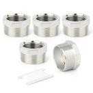 Bucha hexagonal redutora TAISHER 304 de aço inoxidável 1-1/2 NPT macho x 1-1/4 NPT fêmea