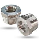 Bucha hexagonal redutora ZOUNI 304 de aço inoxidável 1MNPT a 1/2FNPT