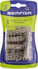 Bucha Nylon 10mm Cartela Com 20 unidades -Bemfixa